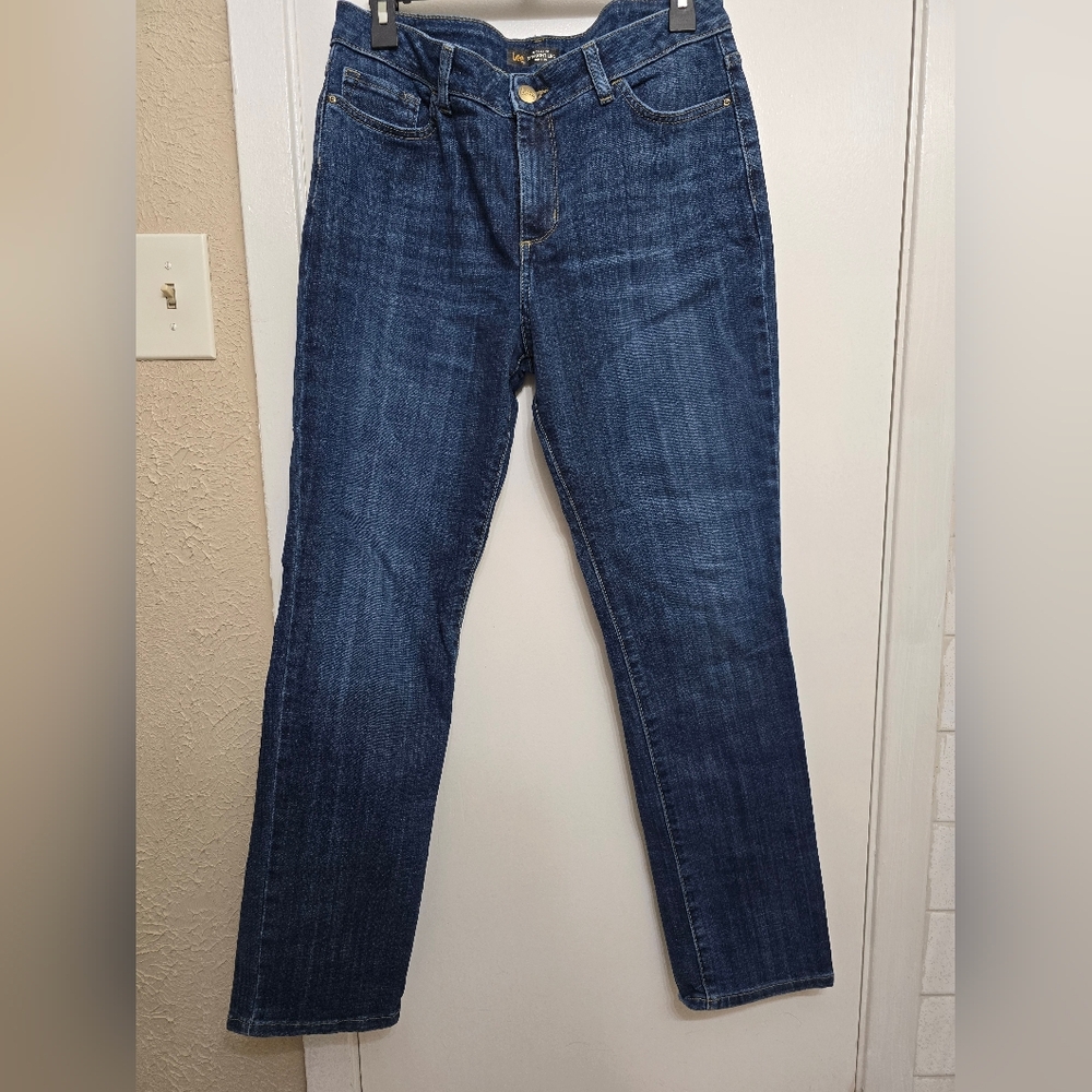 Lee Women's Straight Leg Blue Jeans